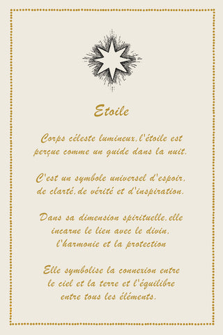 Etoile au petit point d'or